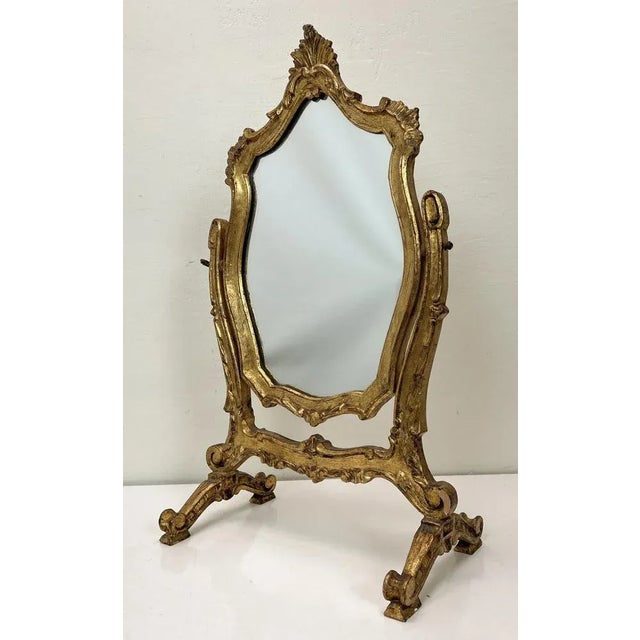 Venetian Giltwood Mirror, Italy, 1930s For Sale - Image 12 of 12