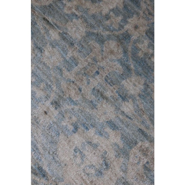 Hand Knotted Oushak Rug -09′ × 12′ For Sale - Image 4 of 4