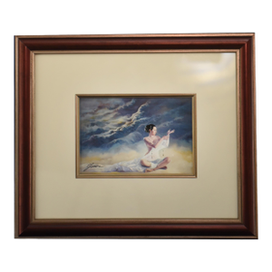 Celestial Contemplation, Lithograph, by J. Lu