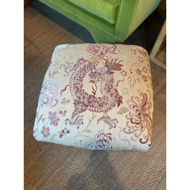 A jewel box of a piece, this petite gilded stool brings a touch of old-world glamour to any room. Its hand-carved Louis-...