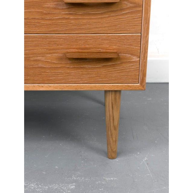 Wood Danish Oak Chest of Drawers by Kai Kristiansen for FM Møbler, 1960s For Sale - Image 7 of 16
