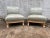 Wood Mid 20th Century Vintage Pair of Provincial Style Roller Back Upholstered Slippery Chairs For Sale - Image 7 of 13