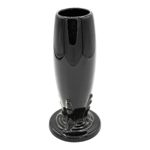 6"Tall Black Neo Art Deco Style Bud Vase by Fiesta Ware, 1986
