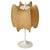 Beige Tulip Cocoon Table Lamp with Brass Base attributed to Castiglioni for Hille, Italy, 1960s For Sale - Image 13 of 13