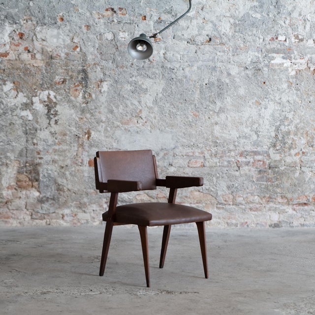 Mid-Century Armchairs, Italy, 1950s, Set of 2 For Sale - Image 11 of 18