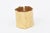 Metal Vintage Hand Hammered Gold Plated Cuff Bracelet For Sale - Image 7 of 10