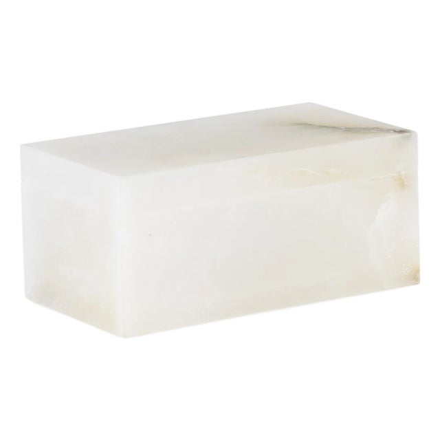 Maitland-Smith Small Alabaster Box For Sale