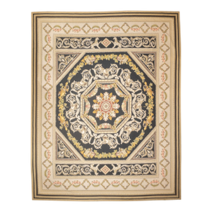 Aubusson Flat Weave Wool Rug 12'0" X 15'0"