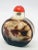 Early 20th Century Antique Chinese Carved Overlay Peking Glass Snuff Bottle. Featuring the traditional Chinese symbols of...