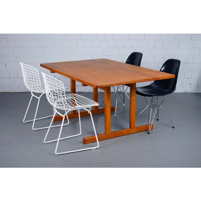 Wood 6289 Dining Table by Børge Mogensen for Fredericia, 1960s For Sale - Image 7 of 9