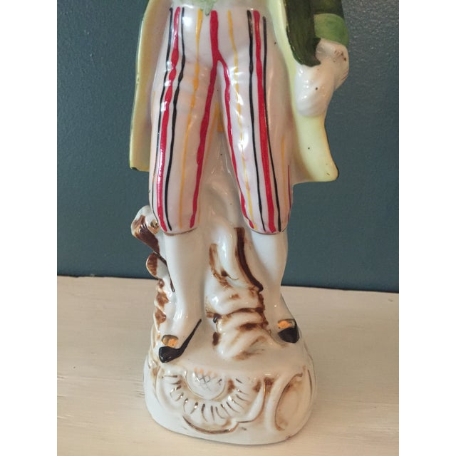 Vintage Occupied Japan Porcelain Figures — a Pair For Sale - Image 10 of 12