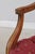 Vintage Mahogany Federal Style Spiderback Armchair For Sale - Image 11 of 16
