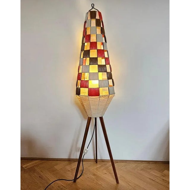 Mid-Century Rocket Tripod Floor Lamp, Germany, 1960s For Sale - Image 9 of 13