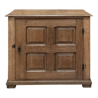 19th Century Rustic Oak Cabinet ~ Chest of Drawers For Sale