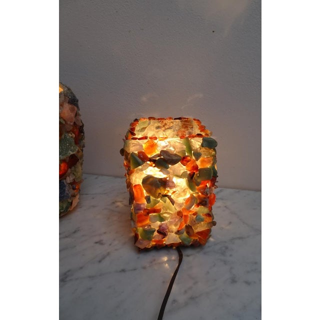 Vintage Brutalist Table Lamp, 1950s, Set of 2 For Sale - Image 14 of 17