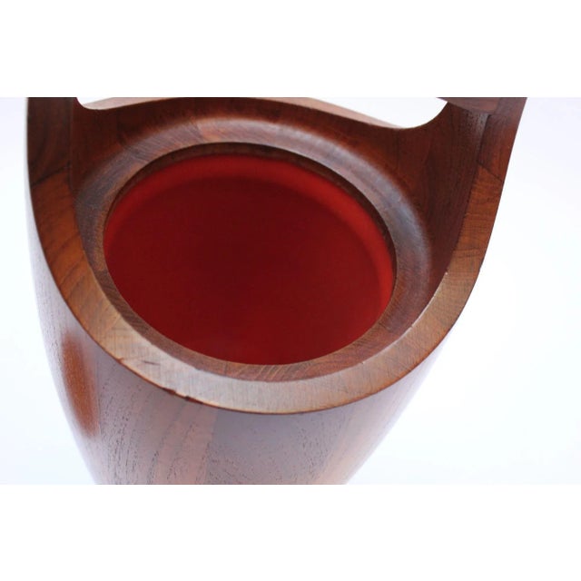 Jens Quistgaard for Dansk Denmark Teak Ice Bucket For Sale - Image 11 of 13
