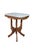 Victorian Antique Victorian Eastlake Walnut Carved Marble Top Parlor End Side Table 26" For Sale - Image 3 of 17