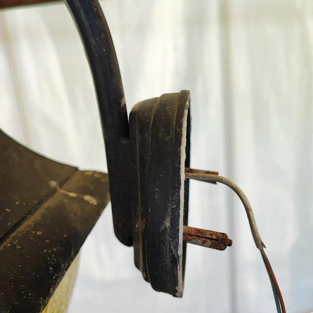 Pair of vintage lanterns height: 45 width: 18 depth: 25 This piece is attributed to the mentioned designer/maker. It has...