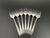 Art Deco Oneida Community Plate Grosvenor 1921 Silverplate Salad Forks - Set of 7 For Sale - Image 3 of 7
