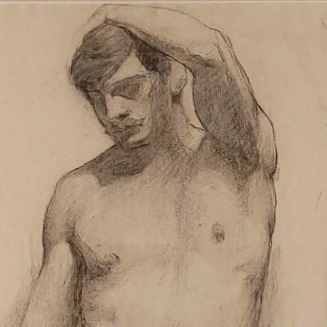 19th Century École Des Beaux-Arts Academic Study, France, 19th Century For Sale - Image 5 of 6