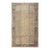 1880s Beige Field Traditional Floral Antique Knotted Wool Malayer Gallery Rug For Sale