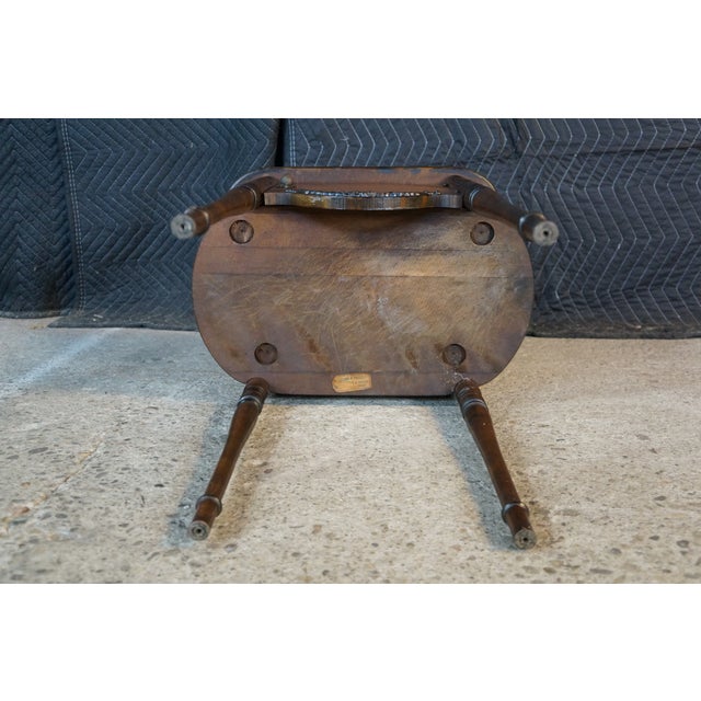 Antique Victorian Walnut Tobacco Humidor Cabinet Side Table Parlor Smoke Stand 26" For Sale - Image 14 of 18
