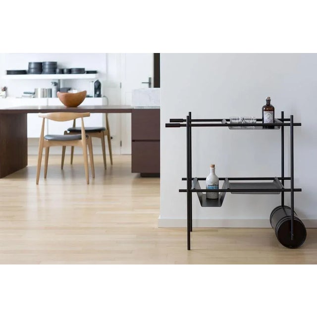 Carlo Scarpa Rollingin Drink Trolley by Mingardo For Sale - Image 4 of 5