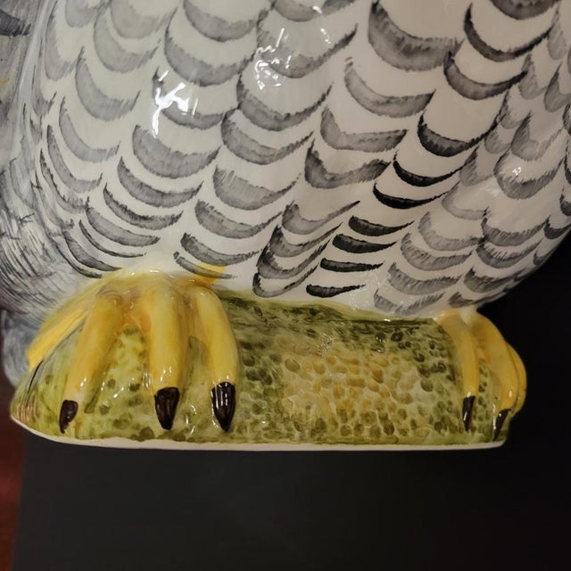 1970s Italian Majolica Hand-Painted Rooster Soup Tureen With Ladle – Large 18" For Sale - Image 10 of 12