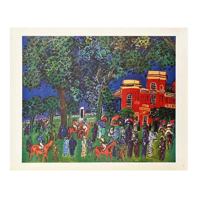Dufy Colorplate 3 the Paddock (After) For Sale