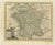 Antique Map of France with the English Channels, 1754 For Sale