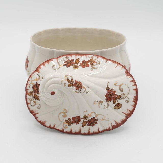 Vintage Porcelain Candy Dish by Albert Laurent for Couleuvre, 1940s For Sale - Image 11 of 15