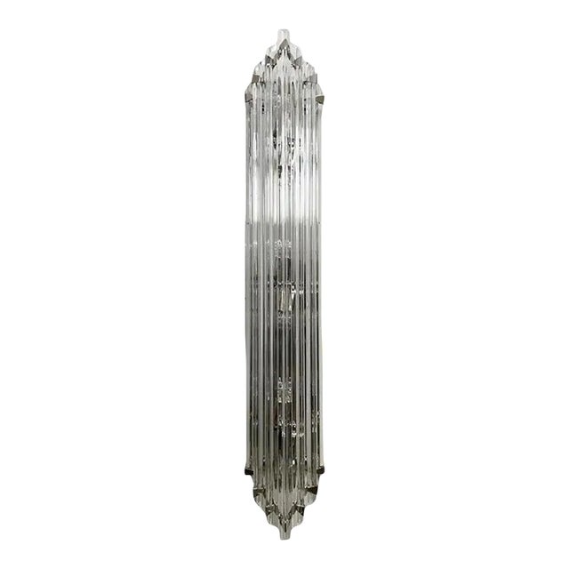 21st Century Maestoso Murano Triedri Glass Rod Sconce by Fabio LTD For Sale