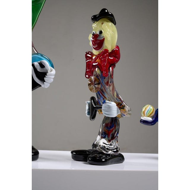 Mid-Century Murano Glass Clowns Figurines, 1950s, Set of 5 For Sale - Image 12 of 18