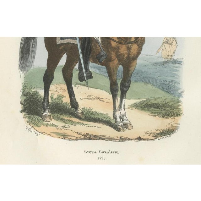 After Horace Vernet, French Heavy Cavalry, 1843, Paper For Sale - Image 4 of 10