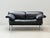 Two-Seater Sofa in Black Leather by Pierluigi Cerri for Poltrona Frau, Italy, 1990s For Sale - Image 17 of 17
