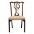 High End Solid Mahogany Traditional Chippendale Style Dining Side Chair For Sale