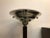 1980s French Mid-Century Chrome and Wood Floor Lamp For Sale - Image 5 of 8