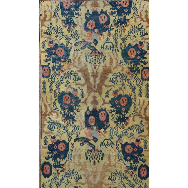 Late 18th Century Antique Senneh -One Of Pair Rug 3'1'' x 4'9'' For Sale In New York - Image 6 of 12