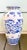 Chinoiserie Vintage Blue and White Chinoiserie Vase For Sale - Image 3 of 9