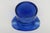Mid 20th Century Cobalt Blue Frosted Glass Top Hat Toothpick Holder Ashtray 4586b For Sale - Image 5 of 9