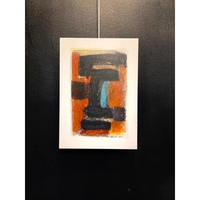 Gilbert Pauli, Les visages de l'âme No. 16, 2019, Pastel & Acrylic on Paper For Sale - Image 10 of 10