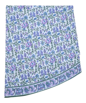 Aria Lavender & Blue Round Tablecloth, 90-Inch
