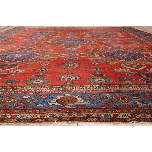 Late 19th Century Persian Sultanabad Rug, 15'06 X 18'03 For Sale - Image 9 of 10