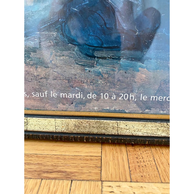 1970s 1970s French Original Cézanne Exhibition Poster, Framed For Sale - Image 5 of 8