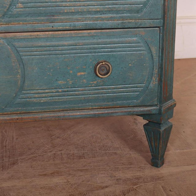 Early 19th Century Swedish Painted Commode For Sale - Image 4 of 9