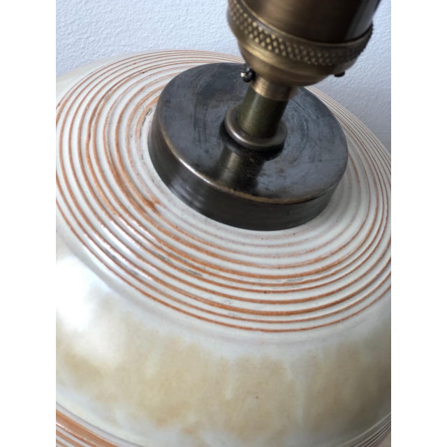 Ceramic Art Deco Table Lamp by Anna-Maria Thomson for Upsala Ekeby, 1930s For Sale - Image 7 of 11
