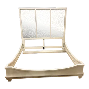 Maitland-Smith Modern Ivory Bolero King Bed