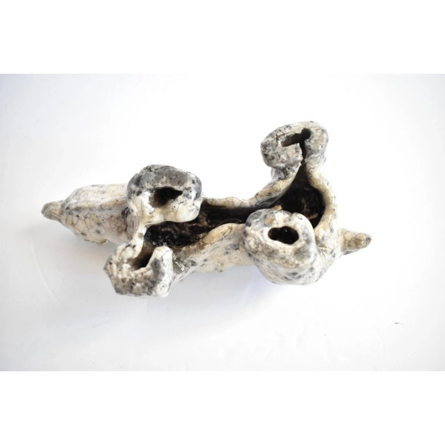 Enamel and Metal Polar Bear Sculpture For Sale - Image 10 of 11