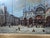 Mid 20th Century Framed Venetian Piazza San Marco Original Oil Painting Signed Rergito, Mid-20th Century For Sale - Image 5 of 14