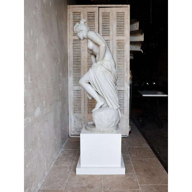 After Christophe-Gabriel Allegrain, Sculpture of a Bathing Woman, Marble For Sale - Image 10 of 13